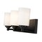 Z-Lite Soledad 3 Light Vanity, Matte Black & White 485-3V-MB - alternate 4